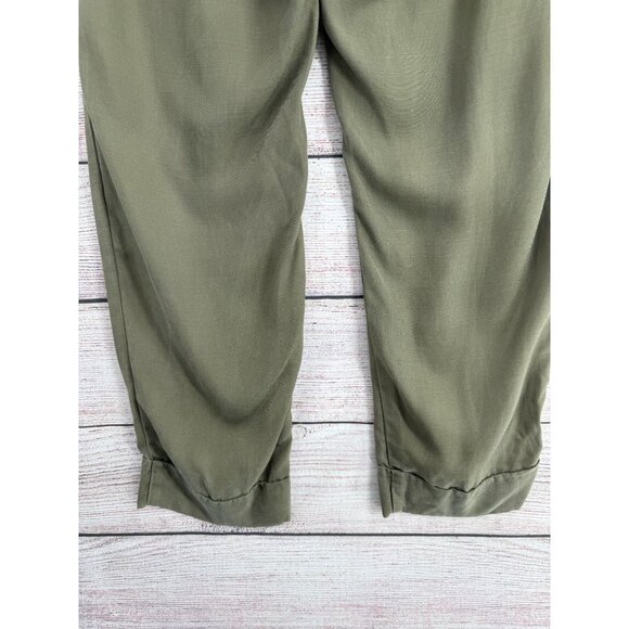 Cartonnier Anthropologie Pleated Pants Women's Size 8 Green - Picture 5 of 12